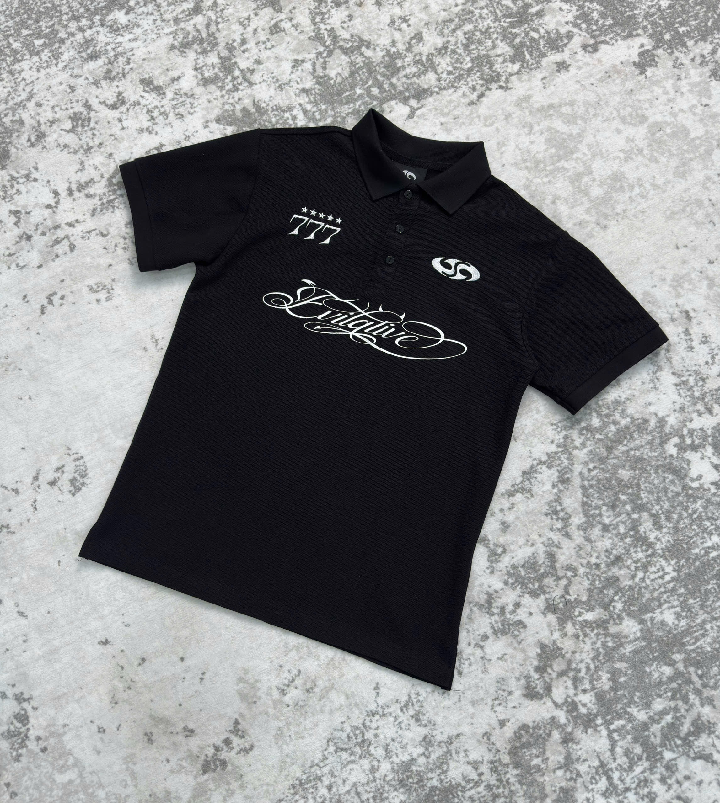 “777” BLACK POLO