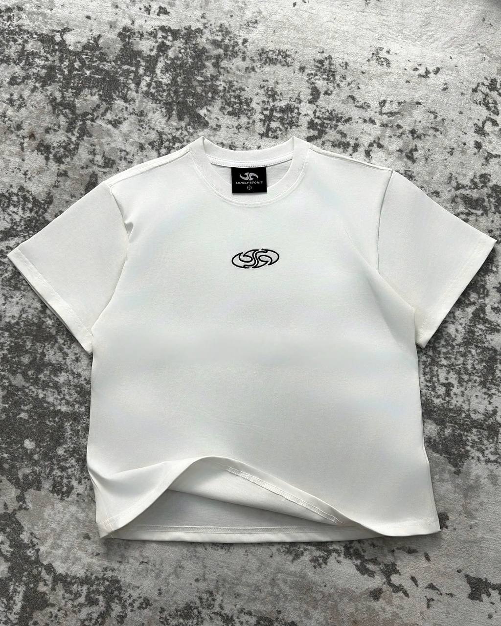 “EVILBABI” White Basic Babytee