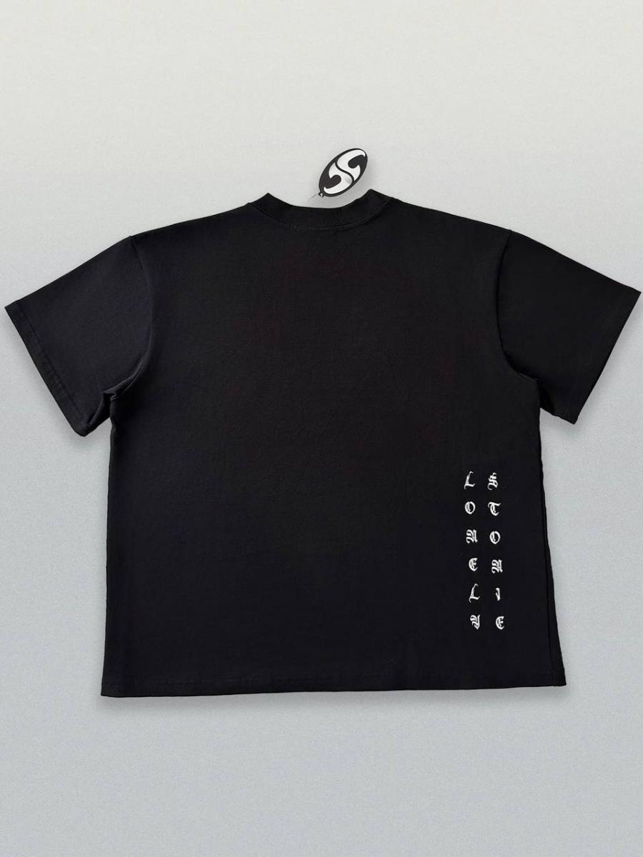 EVILALIVE BASIC BLACK TEE - 2