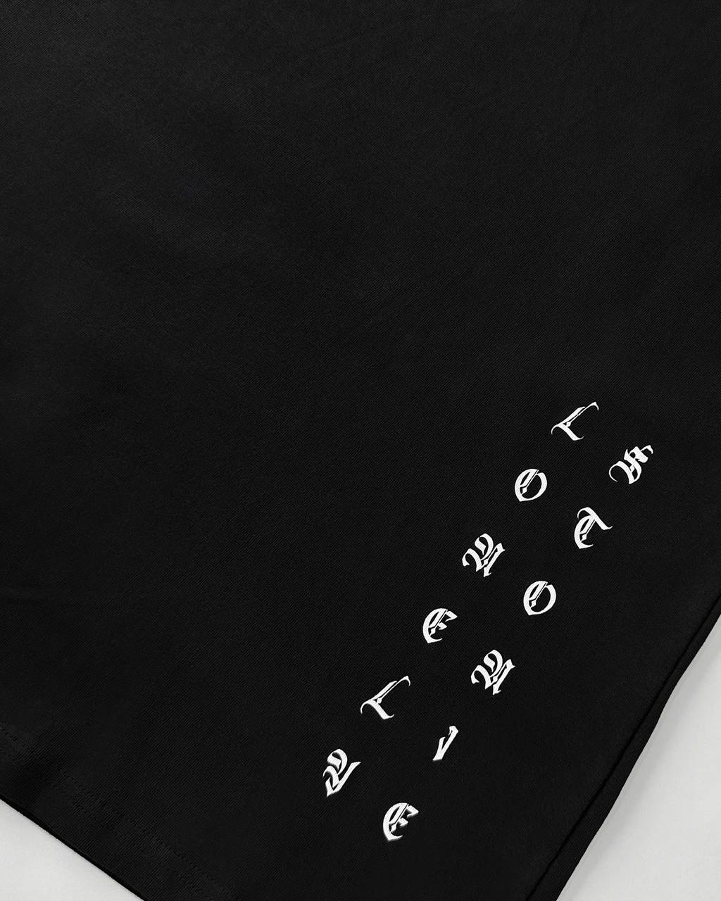 EVILALIVE BASIC BLACK TEE - 3