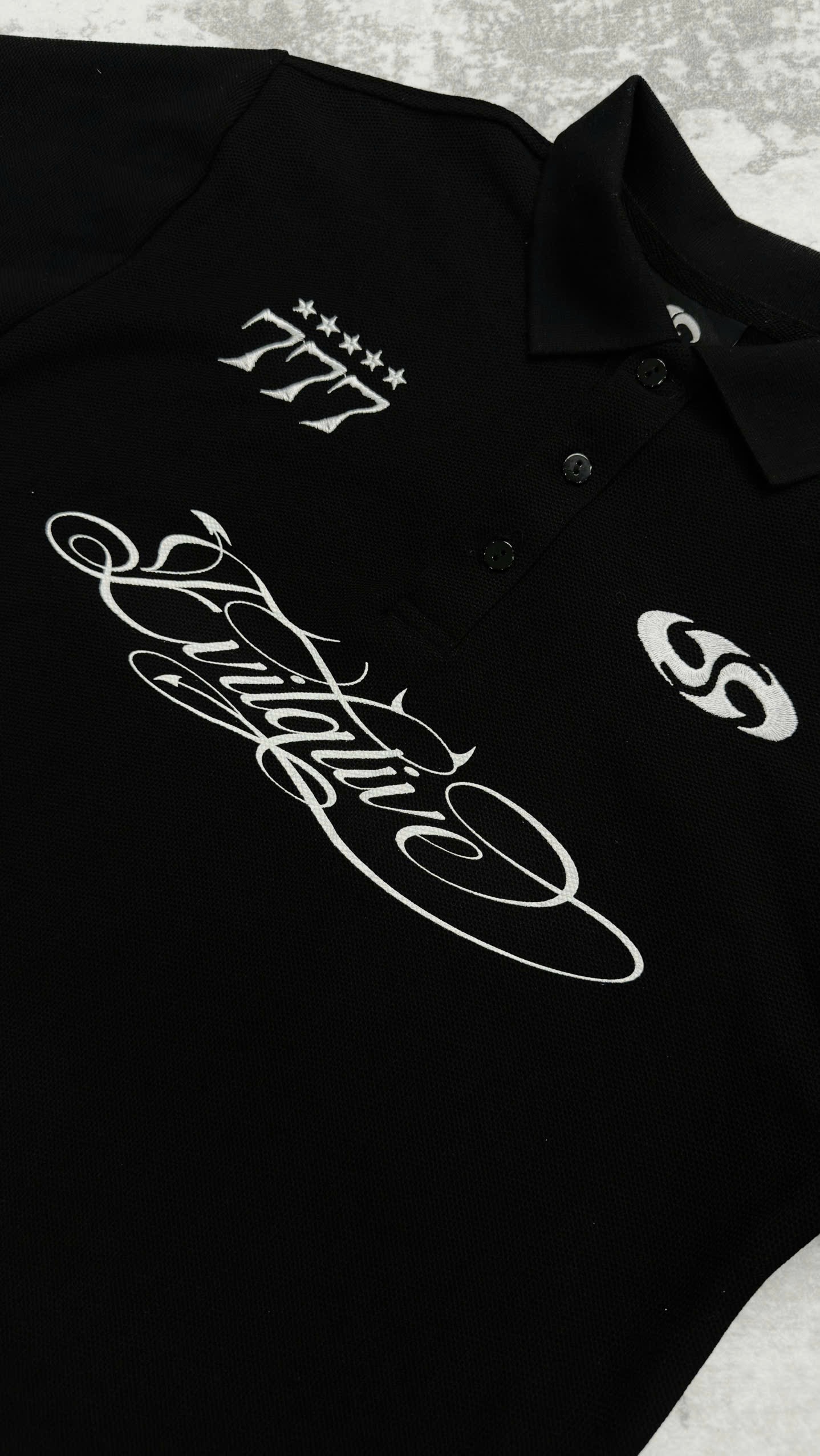 “777” BLACK POLO - 3