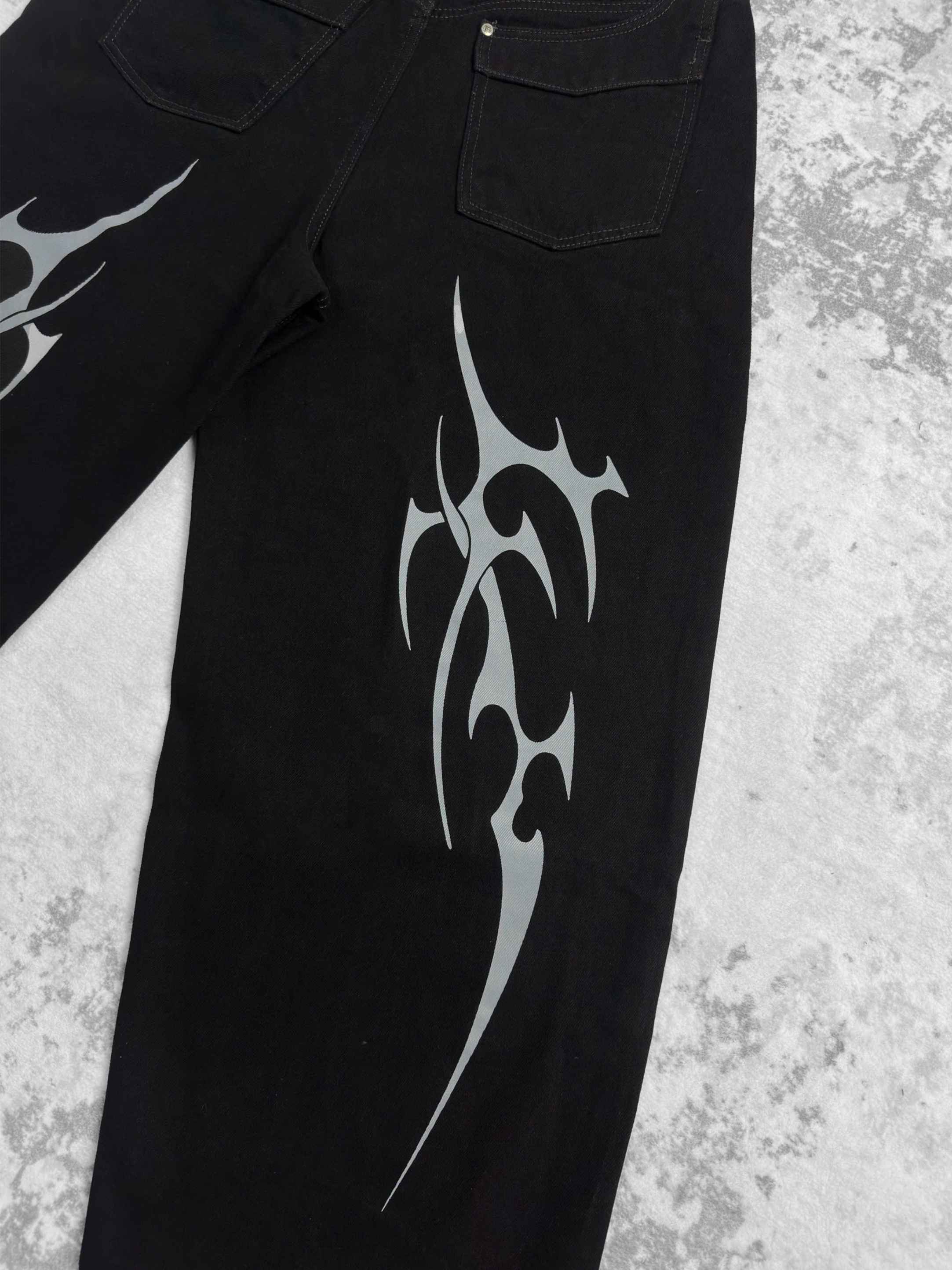 “EVIL” BAGGY JEANS - 2