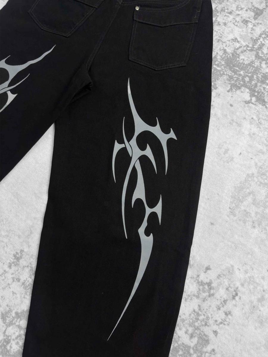 “EVIL” BAGGY JEANS - 2